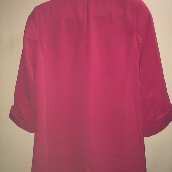 Zara Hot Pink Blazer Jacket, Size XS - Picture 6 of 7